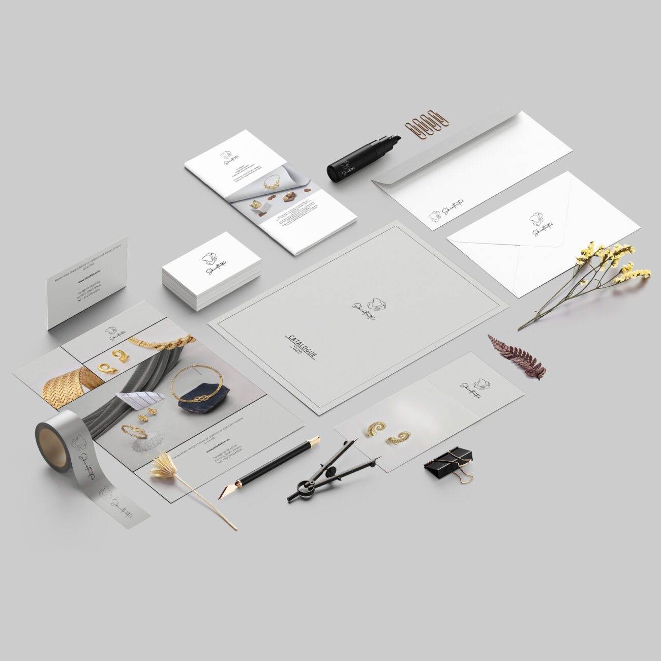 1-skiathitis-graphic-design-branding-jewellery-buisness-card-brochure-flyer-envelope-logo